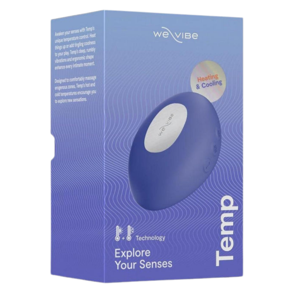 Temp - Heating and Cooling Rechargeable Silicone Lay-on Vibrator