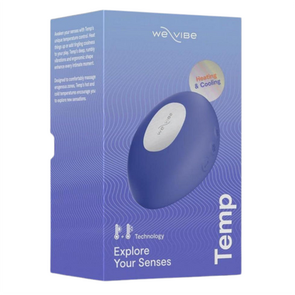 Temp - Heating and Cooling Rechargeable Silicone Lay-on Vibrator