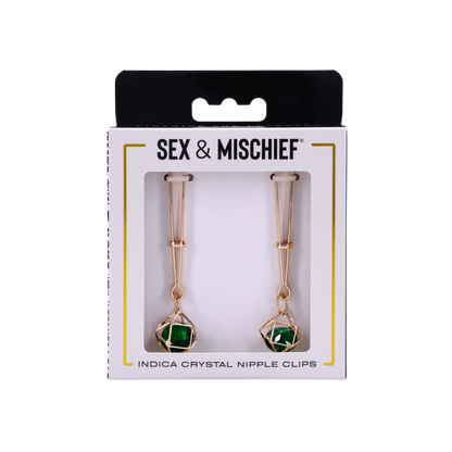 Indica Crystal Nipple Clips
