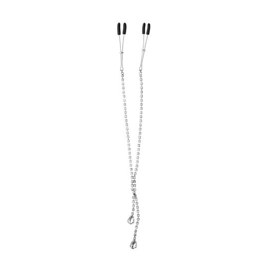 Onyx Nipple Clamps/Necklace